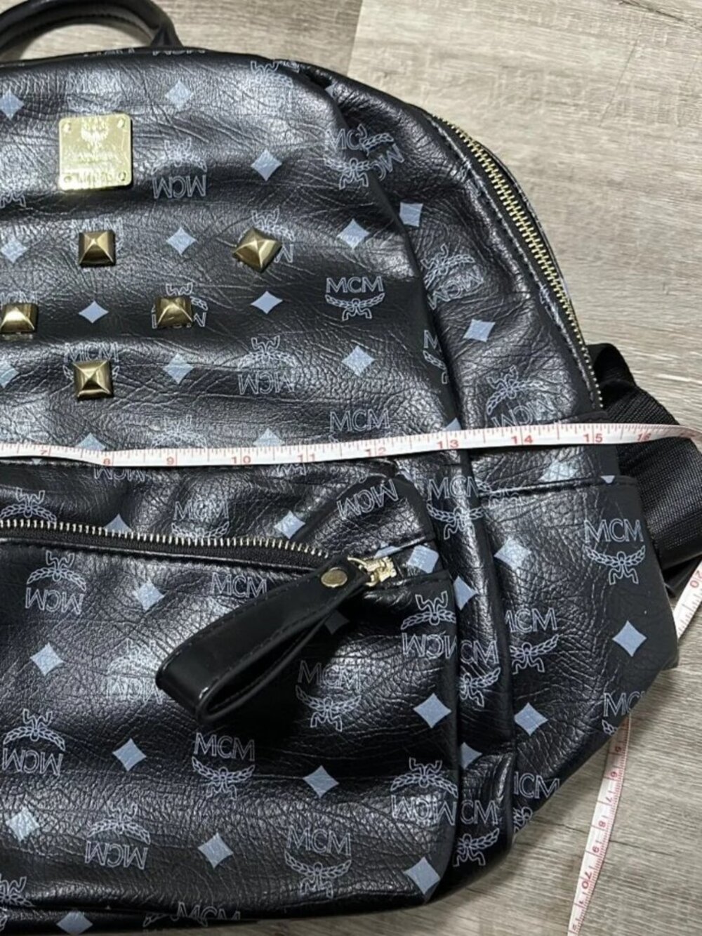 MCM Stark Front Studs Backpack - Picture 8 of 8